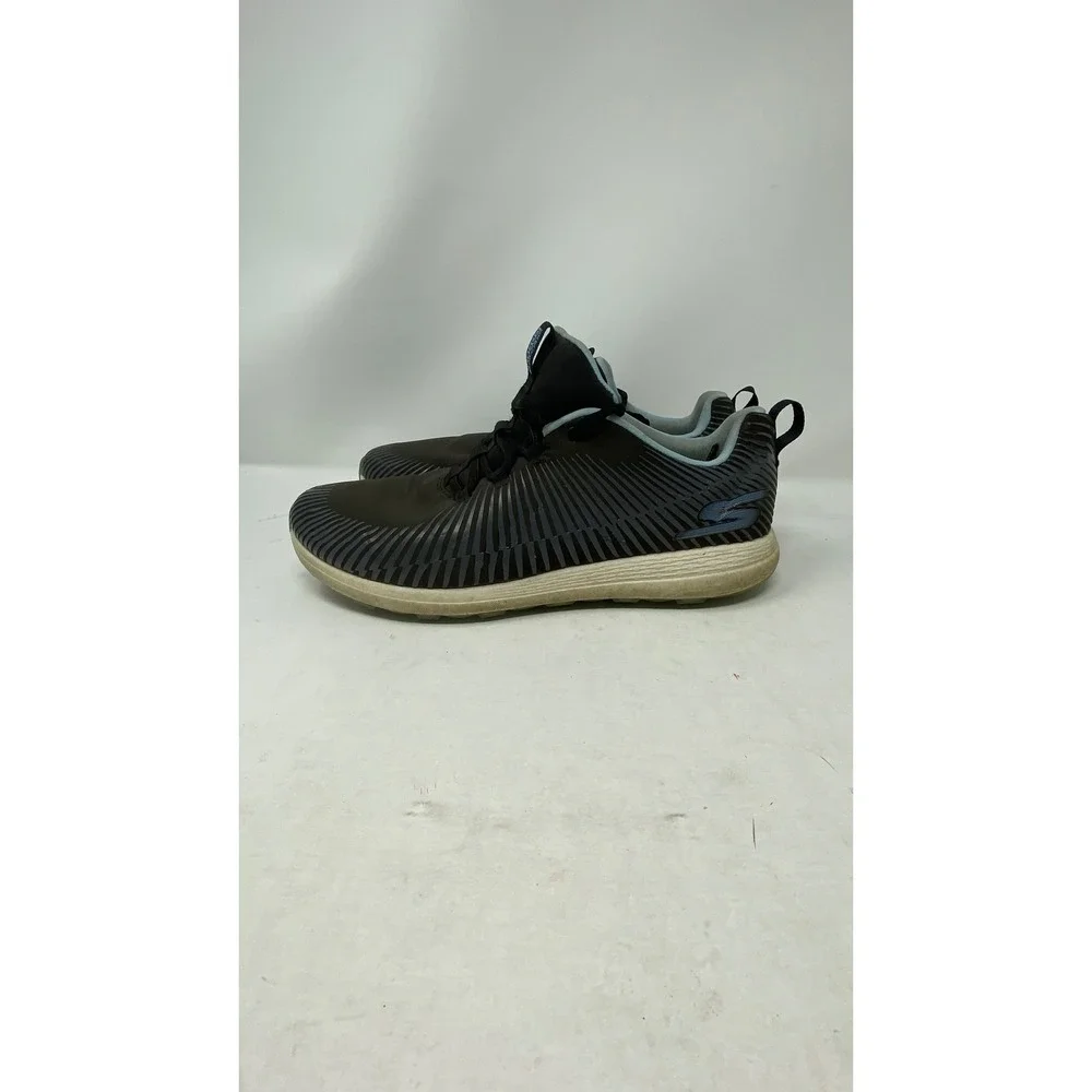 Skechers Go Golf Elite V.4 Spikeless Golf Shoes Black Blue 123021 Mens 11